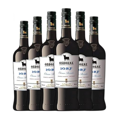 Osborne 10RF Premium Oloroso Jerez-Xérès-Sherry 10 Años 75 cl Vino generoso (Caja de 6 Botellas de 75 cl)