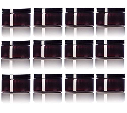 8 oz Big Mouth Black PET Jar - Set of 12