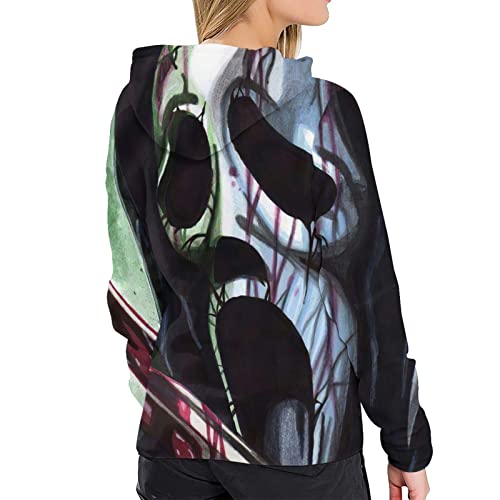 Ankang Halloween Horror Movie Woman Lightweight Long Sleeve T-Shirt Hoodie Casual Pullover #TOP1