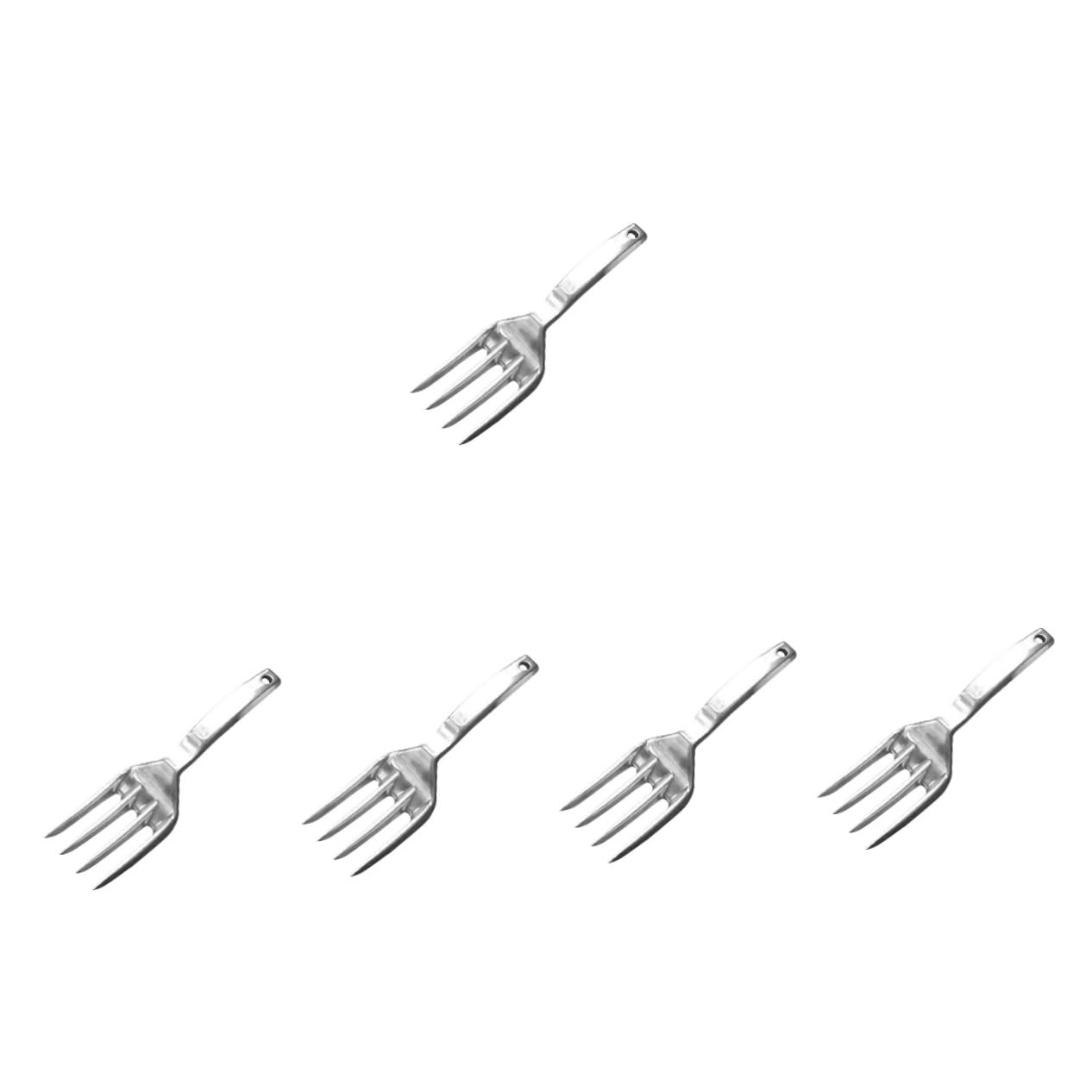 BESTonZON 5 Stück Gartenrechen Aluminiumlegierung Leicht und Vielseitig für Gartenarbeit zum Graben und Pflanzenpflege für und Outdoor Aktivitäten