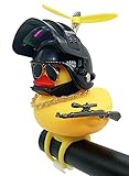 Duck Bike Bell Rubber Duck Bicycle Bell and Headlight Bike Light Bike Accessories Handlebar Decoration