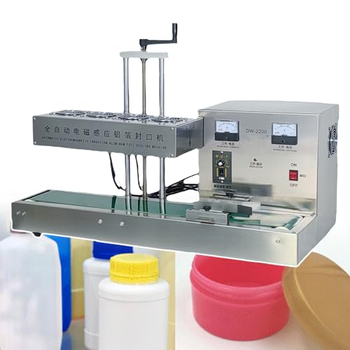 Sigillatore a induzione automatico per barattoli, sigillatore elettromagnetico ad alta potenza, ideale per imballaggi nelle industrie agroalimentari e chimiche, 85 mm