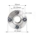 HOMESOM Adapter Flange 5/8-11 Thread Aluminium Flange Nut For Power Tools Replacement Parts 2 Pieces
