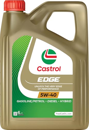 Castrol EDGE 5W-40 Advanced Fully Synthetic Engine Oil Meets ACEA C3 & API SN/CF Specifications 4L