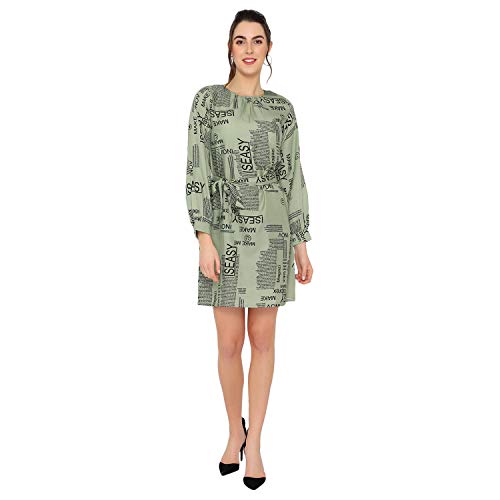 Image of Women's Rayon Fit and Flare Midi Dress