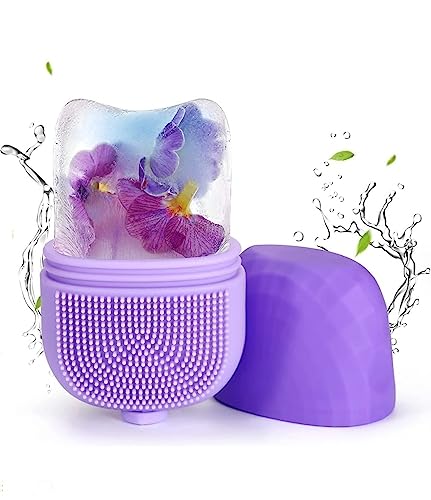 JATRODA® Ice Roller Ice Massager Ice Cube Roller For Face Eyes And Neck Naturally Conditioning And Skin Care De-Puff Eye Bags, Reduce Migraine Pain, Reusable Massage Silicone Ice Mold