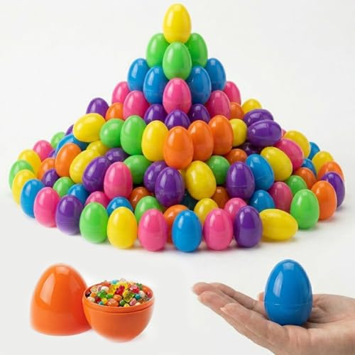 30-Pack 2.36 Plastic Easter Eggs Fillable with Snap-Lock for Egg Hunt