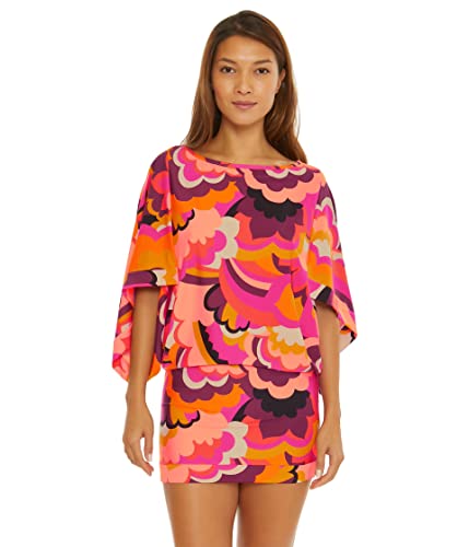 Trina Turk Fan Faire Tunic Dress-Bathing Suit Cover Ups for Women