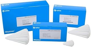 Whatman 1214-150 Quantitative Folded Filter Paper, 25 Micron, 5.3 s/100mL/sq inch Flow Rate, Grade 114V, 150mm Diameter (Pack of 100)