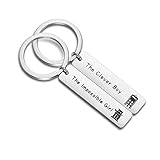 ENSIANTH Couple Gift Doctor Who Gift The Clever Boy & The Impossible Girl Keychain Set (Dr who...