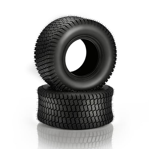 TUFFIOM 20x8.00-10 Lawn Mower Tires Set of 2 4PR Turf Tire Riding Lawn Garden Tractor Tires Compatible with Most Lawn & Garden Utility Vehicles Tubeless