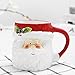 Mug Tasse günstig Kaufen-Kreative 3D Weihnachtstasse Keramik Tasse Kaffeetasse Teetasse Kaffee Tee Milch Mug Cup Tasse Becher Coffee Mugs für Weihnachten, Geburtstag, Gedenktag-Weihnachtsmann