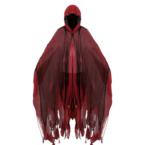 Cape médiévale à capuche pour adulte style gothique et renaissance