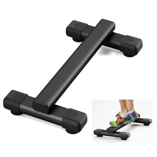 Versatile Steel Calf Raise Bar with Non-Slip Wide Platform – Ideal for Calf Raises, Squats, and Foot Stretches – Stable, Portable, and Removable Design with Abrasive Paper