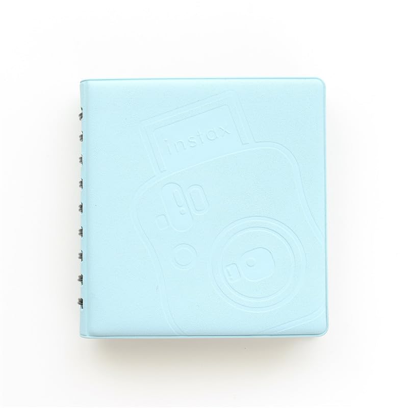 Álbum de Fotos Libro de Fotos, Álbum de Fotos con 68 Bolsillos, miniálbum de Fotos instantáneo, Estuche for Fotos de películas de 7, 8, 25, 50, 70 y 90(Purple)