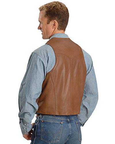 Scully Men's Whipstitch Lamb Leather Vest - 206-1713