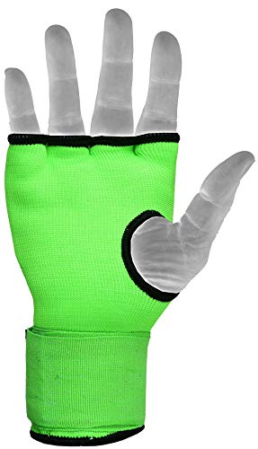 EMRAH PRO Training Boxing Inner Gloves Hand Wraps MMA Wraps Mitts - X (Green, Medium) - Thumbnail 7