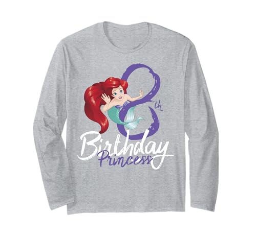 T-shirt Disney Ariel la Petite Sirène 8 ans manches longues mode fille