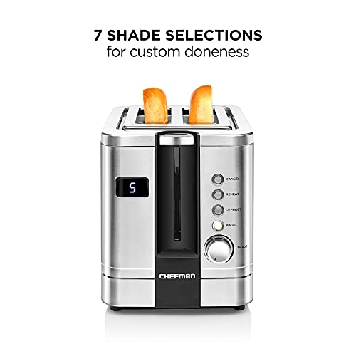 Tostadora digital Chefman 2 rebanadas y tetera eléctrica 1.7L miniatura 3