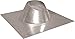 Imperial Manufacturing Roof Flashing Adjustable, Single Wall 4 " Dia. Galvanized 28 Ga Steel