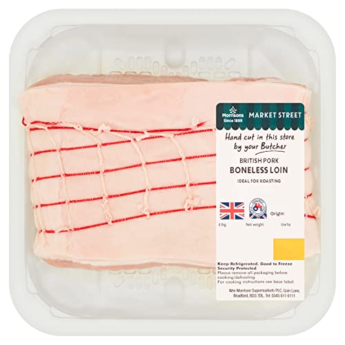Morrisons Market Street Butchers British Pork Boneless Loin Joint (0.4kg - 1.2kg typically 0.8kg)
