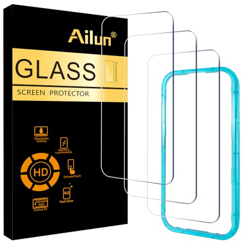 3-Pk Ailun iPhone 18 Pro/18 Pro Max/Duo Tempered Glass Screen & Lens Protectors - image 1