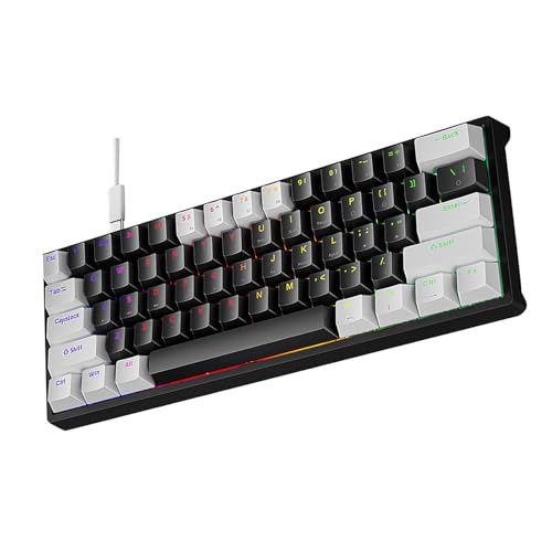 メカニカルキーボード　箱付き Amazon | MAMBASNAKE 61キーワイヤレス メカニカル キーボード