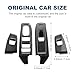 KUNGKIC For 2023 2024 2025 Subaru Crosstrek Window Button Frame Cover Door Window Control Switch Panel Cover Carbon Fiber Pattern Protect Interior Trim Cover Decal Car Accessories ABS