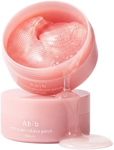 Abib PDRN Retinal Eye Patch, máscaras de hidrogel para olheiras, inchaço, linhas finas, 60 adesivos, 84 g, com niacinamida, K-Beauty Skincare