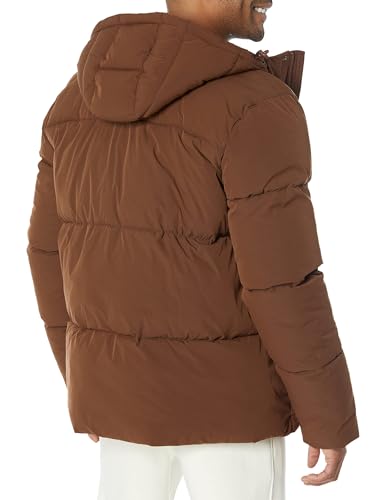 Image of Amazon Essentials Mens Mid-Length Hooded Puffer Coat (Available in Big & Tall)