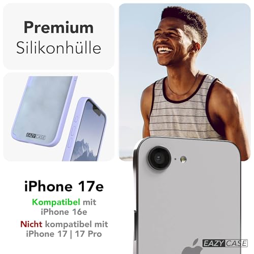 Coque silicone liquide iPhone 17e doublure microfibre premium MagSafe - 7