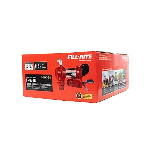 Image of Fill-Rite FR604H 115V 15 GPM Fuel Transfer Pump (Pump Only) | Gasoline, Diesel, Kerosene, Ethanol & Methanol Blends & Biodiesel