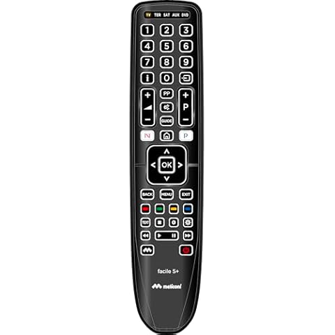Télécommande Universelle Meliconi 5+ Cover