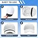Hat Bill Bender,Perfect Hat Bending Strap 9 Snap-on Adjustable Curve Level Options Conveniently Shape Your Cap to Your Liking Cap Curving Tool(COLOR:Black)