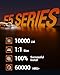 SEALIGHT 5202 LED Fog Light Bulbs, 10000LM Strong Penetration 5202 5201 PS19W PS24W Fog Lights LED Bulbs 600% Brightness Upgrade 6500K Cool White, 1:1 Size Plug-and-Play for Trucks Cars, Pack of 2