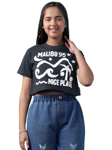 Image of Li'l Tomatoes Girls Cotton Relaxed Fit T-Shirt