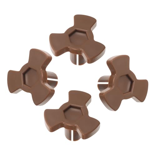 Gatuida 4 piezas Soporte de Acoplador para Microondas Repuesto Práctico y Duradero para Plato Giratorio Eje Corto para Horno Microondas Accesorio de Reparación Fácil de Instalar