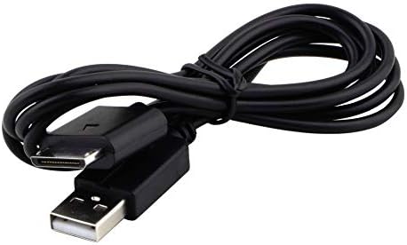 3ft Data and Power Cable for PSP Go, Cotchear 1 metre Black 2 in 1 USB 2.0 Data Sync Transfer and Power Charger Cable Cord for Sony PSP Go