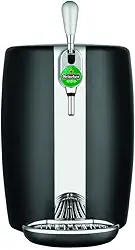 Chopeira Elétrica KRUPS Beertender 5L B101, Acabamento em Inox, Compatível com Barril Heineken, Preta, 110V