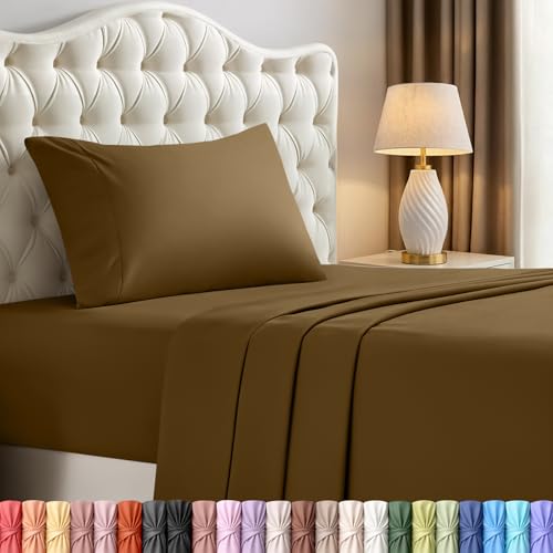 La mejor comparación de Sabanas de algodon baratas mexico al mejor precio. 48 Utopia Bedding Juego de Sábanas Twin – Juego de Sábanas de 3 Piezas para Cama Cal King, Microfibra Suave y Transpirable, Incluye 1 Sábana Bajera, 1 Sábana Encimera y 2 Fundas...
