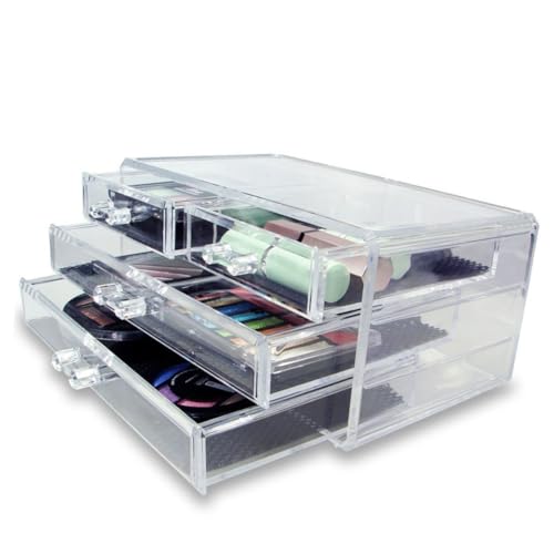 MUSISALY 化粧品オーガナイザー ジュエリー収納オーガナイザー ジュエリーオーガナイザー 化粧収納引き出し 化粧台 化粧引き出しオーガナイザー