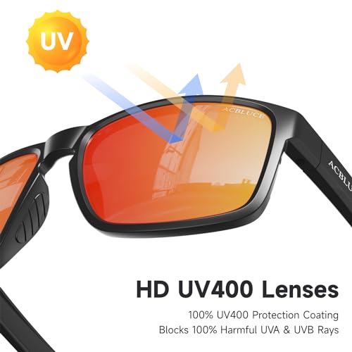 Polarized Sport Sunglasses for Men Women, Ideal for Driving Fishing Baseball and Running, TR90 Unbreakable Frame3