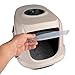 kooa - Haubentoilette für Katzen | aus 90% recyceltem Plastik | für größere & mehrere Katzen | inkl. Kohlefilter gegen Gerüche & praktischem Tragegriff | Maße: 64 x 46 x 45 cm