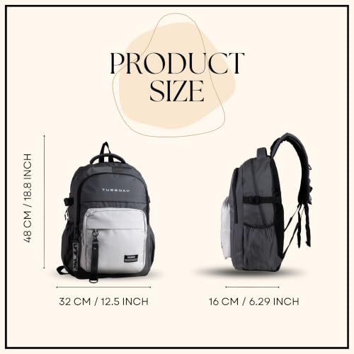 Image of Casual Daypack Backpack, Lightweight Laptop Backpack for Men Women, Stylish Travel Bag with Multiple Storage Compartments, College School Office & Everyday Carry Bag