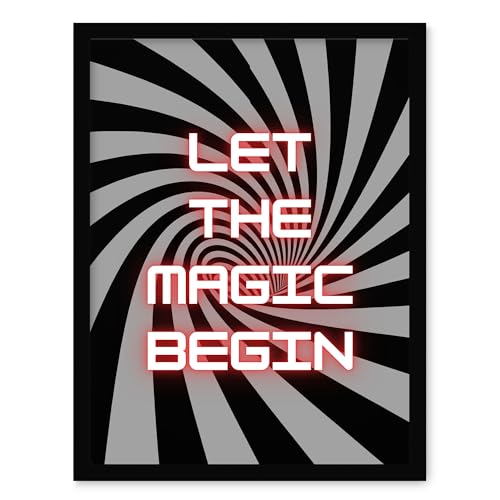 Z Studio Black and White Magic Poster Magic Print For