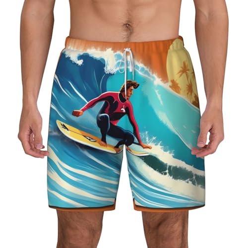 Short de bain pour homme anti irritation avec sa doublure double couche EdWal