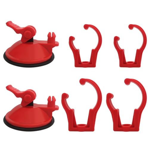 1set Aquarium Suction Cups Fish Tank LED Light Open Clip Fixing Clamps Holder