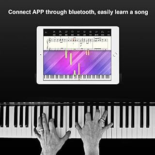 Piano numérique 88 touches clavier lesté piano haut-parleurs intégrés piano électrique pleine grandeur for adultes débutants avec triple pédale et connexion MIDI - Les Beatles, Paul McCartney, John Lennon, RIngo Starr, George Harrison Piano numérique 88 touches clavier lesté piano haut-parleurs intégrés piano électrique pleine grandeur for adultes débutants avec triple pédale et connexion MIDI – Image 5