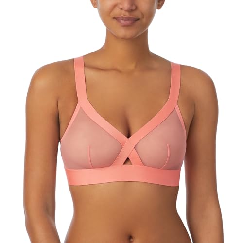 Image of DKNY Women's Sheers Wirefree Softcup Bralette Bra