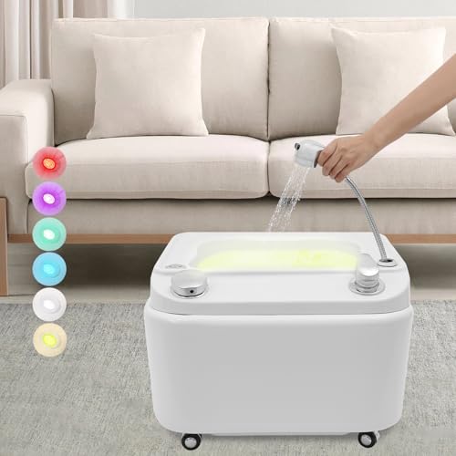 Spa de pies eléctrico 110V con luces LED y masaje miniatura 7